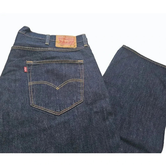 Levi's 501 Original Button Fly Jeans 42x30 Straight Leg Denim 4996 New w/o Tags - Picture 7 of 12